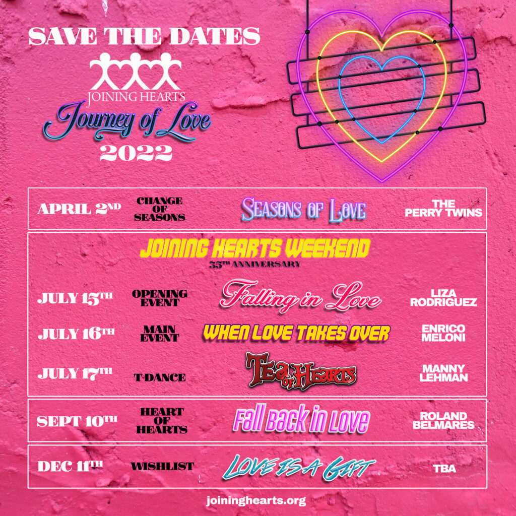 Save the Dates - Journey of Love 2022 - Joining Hearts